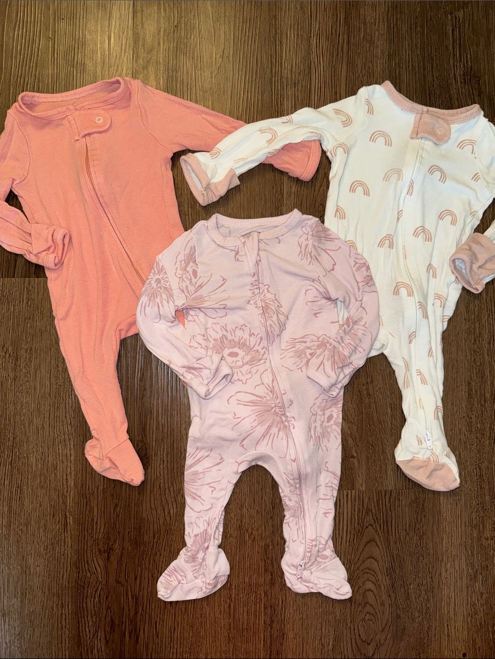 Cloud Island Baby Girl Sleeper Bundle